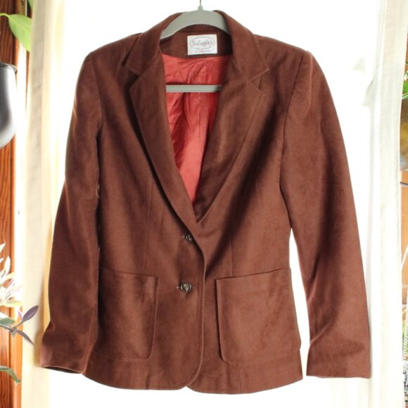 70s Vintage Blazer by Swingles Size XS - Picture 2 of 9